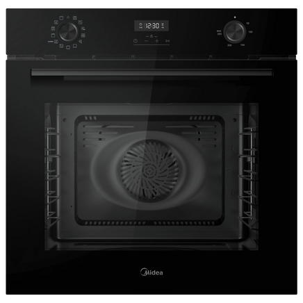 13 Program Sıyah Turbo Fırın 70 Lt