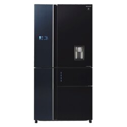 Siyah Cam 5 Kapı Inverter Buzdolabı